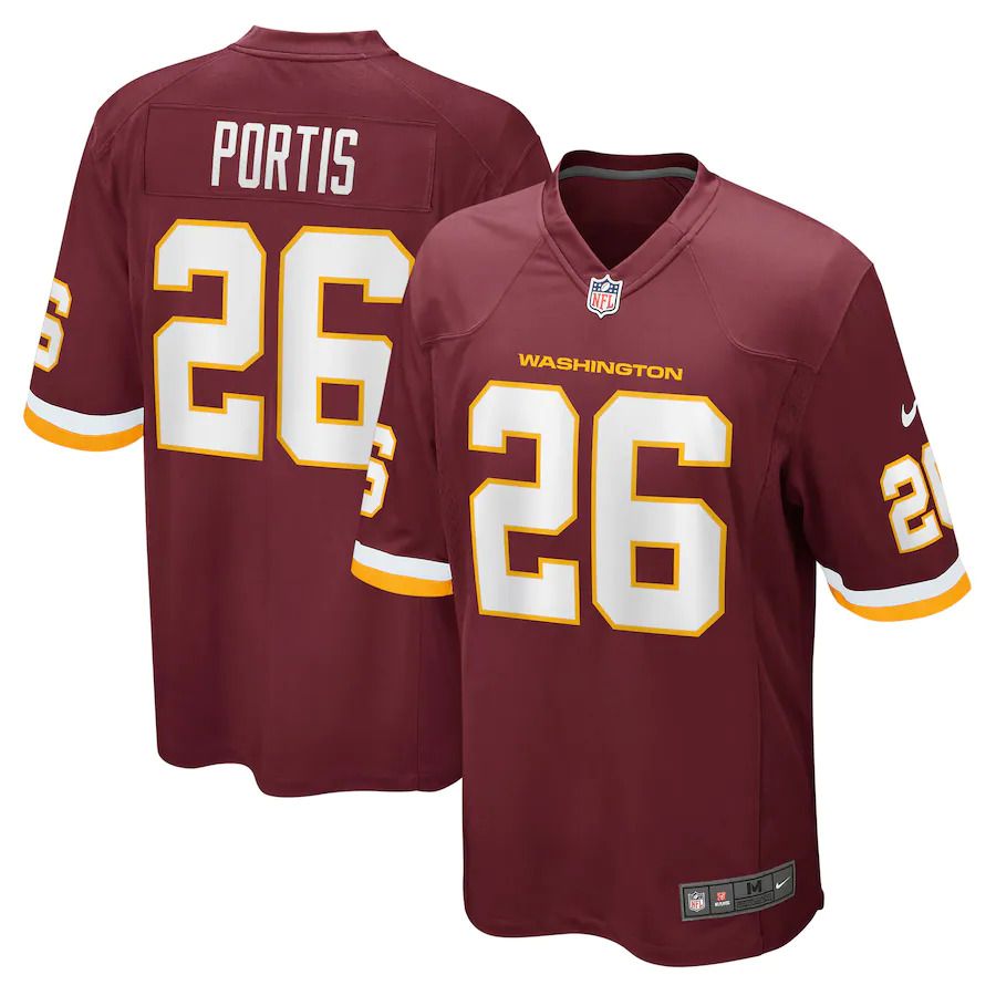 Men Washington Redskins #26 Clinton Portis Nike Burgundy Retired Player NFL Jersey->washington redskins->NFL Jersey